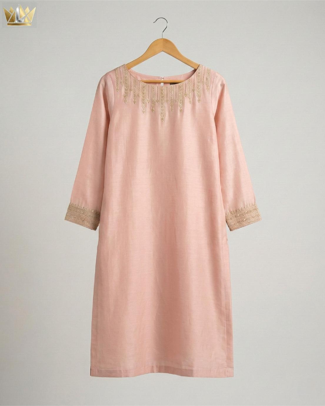 Rose Pink Gold | Hand-Embroidered